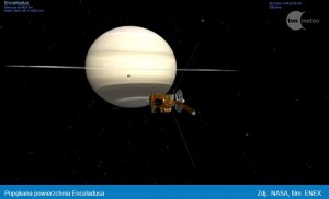 Cassini przeleciała nad północnym biegunem Enceladusa.jpg