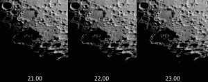 Świt w kraterze Clavius 13.06.2016r_21.00_23.00_widok....jpg