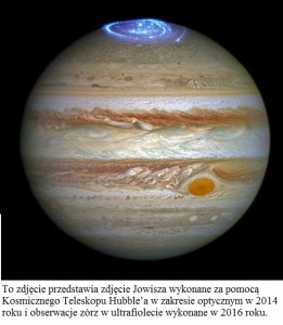 Hubble zaobserwował zorzę w atmosferze Jowisza.jpg