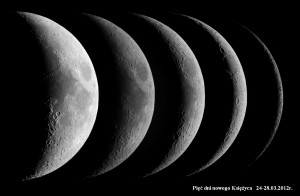 Pierwsze pięć dni nowego Księżyca III.2012.jpg